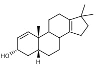 17_17-Dimethyl-18-nor-5__-androsta-1_13-dien-3__-ol - Product number:120305