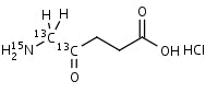 5-Aminolevulinic_Acid-13C2_15N_HCl - Product number:130516