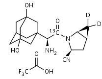 5-Hydroxysaxagliptin-13C_d2_TFA_Salt - Product number:140776