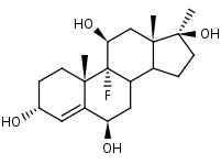 9__-Fluoro-17__-methylandrost-4-ene-3___6___11___17__-tetrol - Product number:120615