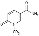 N-Methyl-d3-2-pyridone-5-carboxamide - Product number:140500
