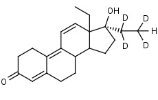 Tetrahydrogestrinone-d4 - Product number:130599