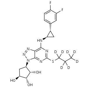 Deshydroxyethylticagrelor-d7