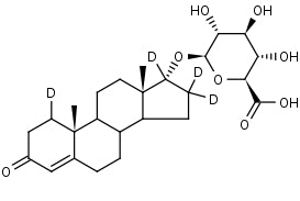 Epitestosterone-1_16_16_17-d4_Glucuronide - Product number:140765
