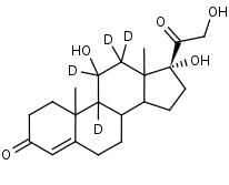 Hydrocortisone-9_11_12_12-d4 - Product number:130023