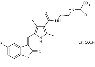 N-Desethylsunitinib-d4_TFA_Salt - Product number:140609