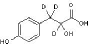 second 4-Hydroxyphenyllactic_acid-d3_7086