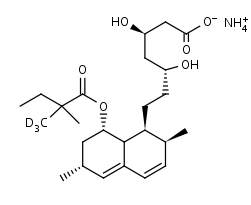 Simvastatin_Acid-d3_Ammonium_Salt - Product number:140041